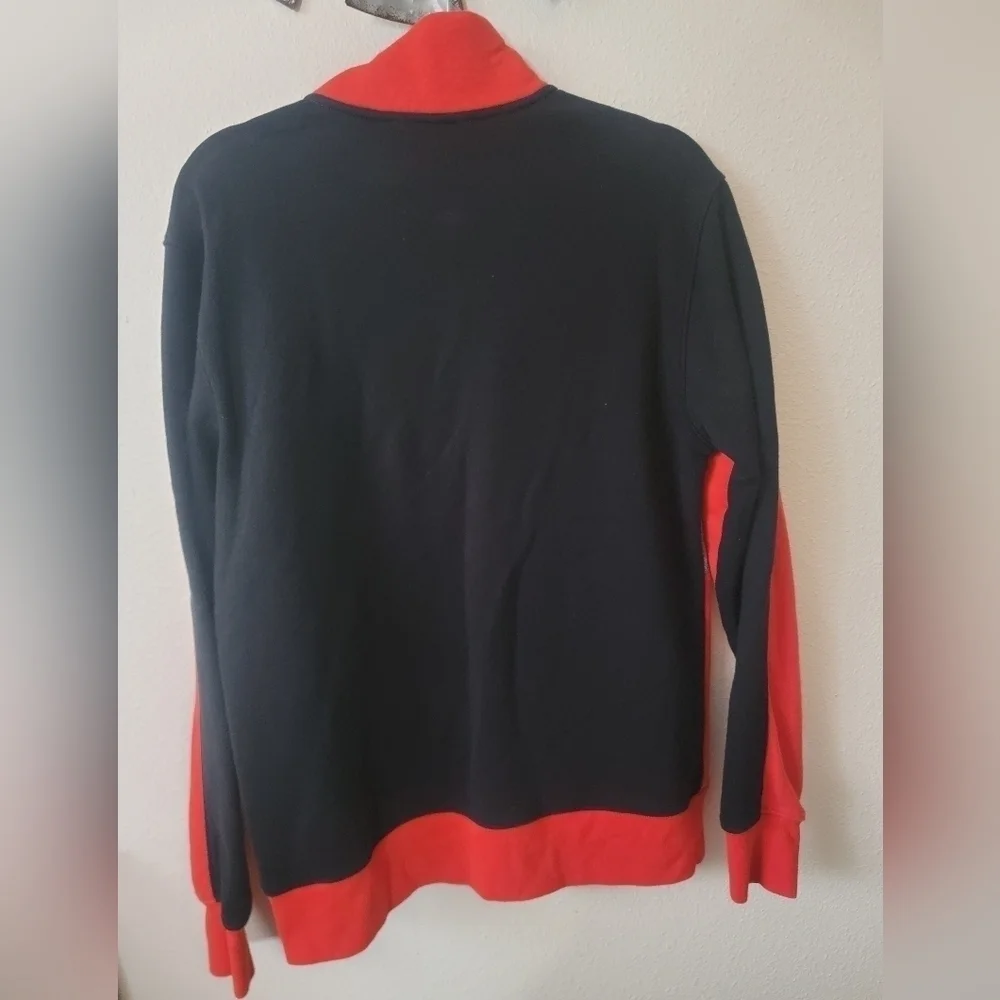 DKNY HOODIE Pullover red/ black size Small.